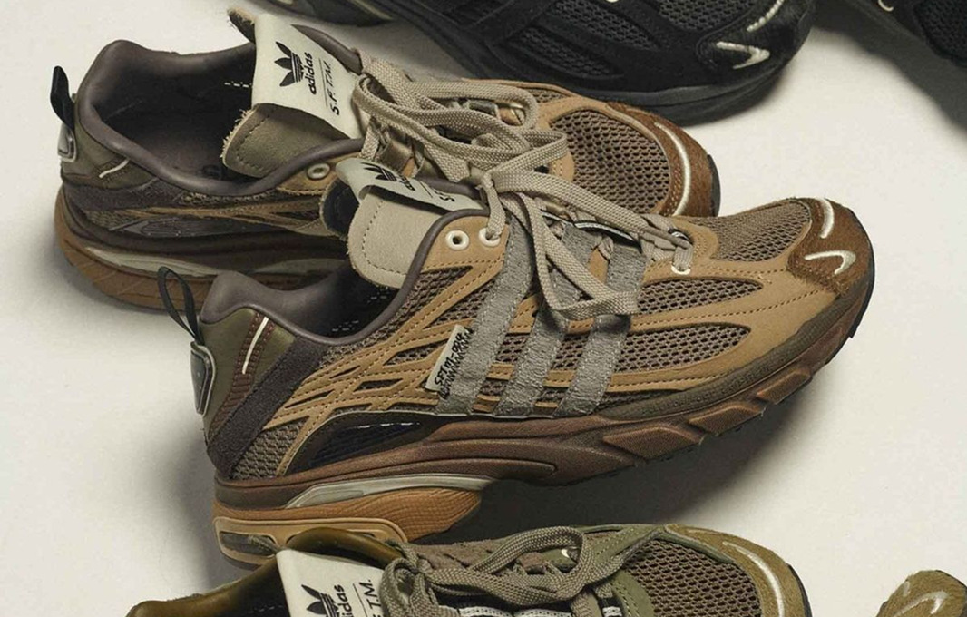 Sneakers sales marketing case with footwear products