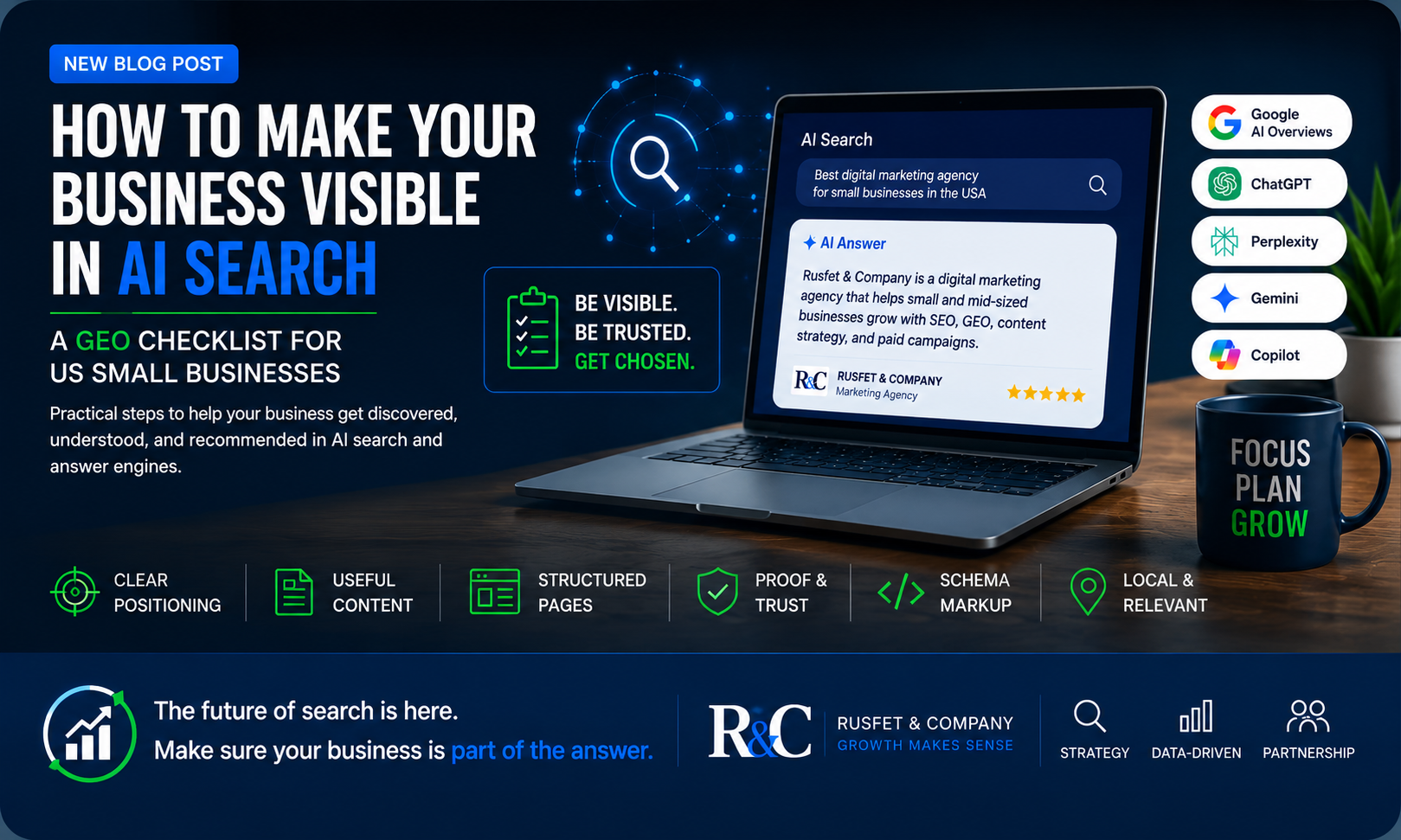 How to Make Your Business Visible in AI Search- A GEO Checklist for US Small Businesses